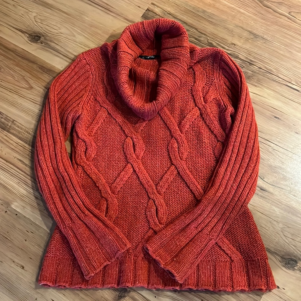 Goode Rider cowl neck sweater - size L